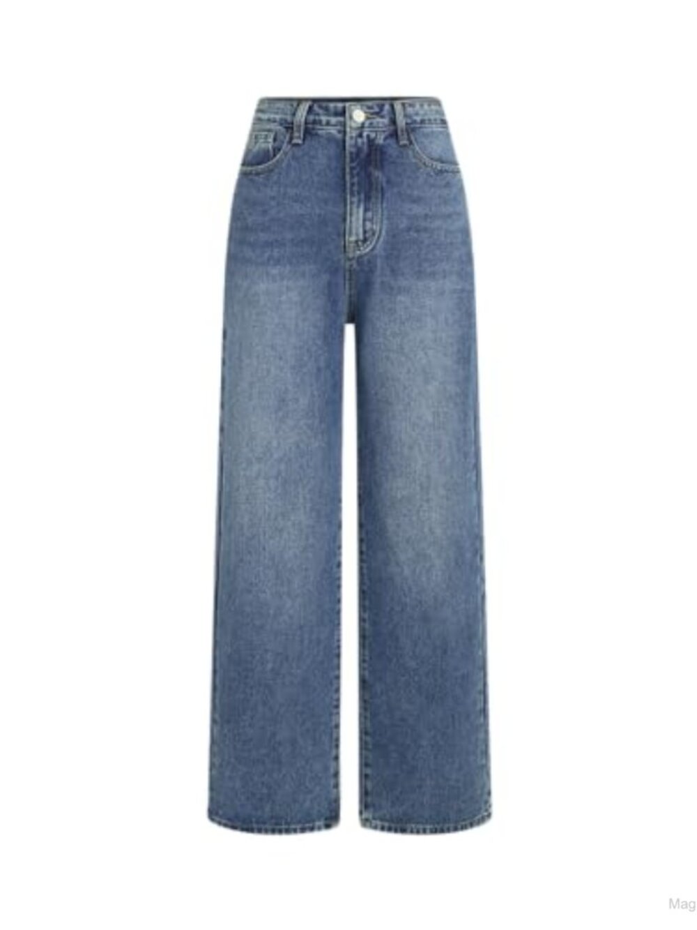 High Waisted Wide Leg Jeans for Women Straight Leg Denim